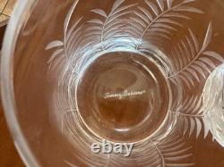 Tommy Bahama Crystal ETCHED PALM - Set of 2 Double Old Fashioned 4