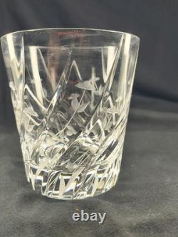 Trio Of Mikasa Vintage English Garden Double Old Fashioned Etched Glasses Read