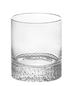Tumbler Glass Double Old Fashioned Set of 6 Glasses Beautiful Designed