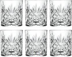 Tumbler Glass Double Old Fashioned Set of 6 Glasses Designed DOF