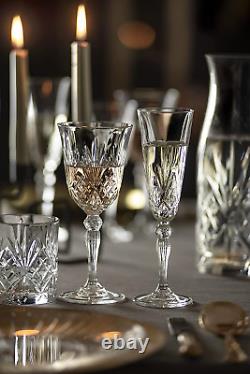 Tumbler Glass Double Old Fashioned Set of 6 Glasses Designed DOF Crystal