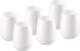 Tumbler Glass Double Old Fashioned Set of 6 Glasses White DOF Rock Tumbler