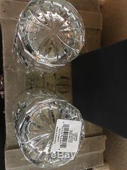 Two (2) Waterford Classic Lismore Tumbler Double Old Fashioned DOF NEW MSRP $160