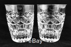 Two (2) Waterford Crystal CELTIC SPIRIT Double Old Fashioned / Flat Tumblers