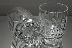 Two (2) Waterford Westhampton Crystal Double Old Fashioned Glasses Tumblers Mint