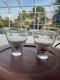 Two Steuben Glass Double Old Fashioned Bar Tumblers