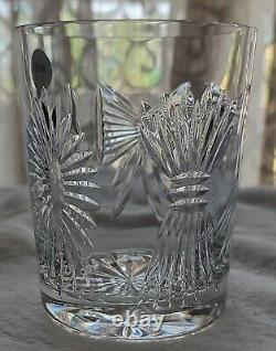 Two Waterford Millennium Collection Double Old-Fashioned Glasses-5 Toasts-NIB