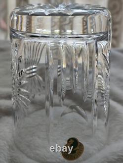 Two Waterford Millennium Collection Double Old-Fashioned Glasses-5 Toasts-NIB