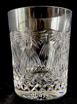 Two Waterford Millennium Series Double Old Fashioned Glasses Fifth Toast Peace