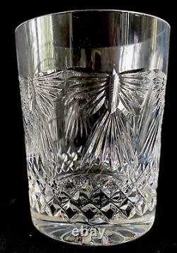 Two Waterford Millennium Series Double Old Fashioned Glasses Fifth Toast Peace