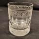 VERSACE Rosenthal Medusa Greek Key WHISKEY Double Old Fashioned Crystal Glass