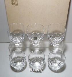 VINTAGE Lalique Crystal HIGHLAND (1952-2004) Set of 6 Double Old Fashioned 4