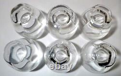 VINTAGE Lalique Crystal HIGHLAND (1952-2004) Set of 6 Double Old Fashioned 4