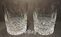 VINTAGE Waterford Crystal COLLEEN (1953-) 2 Double Old Fashioned 4 3/8 12 oz