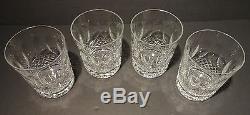 VINTAGE Waterford Crystal COLLEEN (1953-) 4 Double Old Fashioned 4 3/8 14 oz