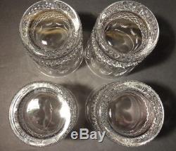 VINTAGE Waterford Crystal COLLEEN (1953-) 4 Double Old Fashioned 4 3/8 14 oz