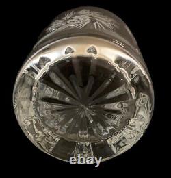 VIN Bohemia Lead Crystal Crystalex Monica Pinwheel Double Old Fashioned Glass