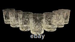 VIN Bohemia Lead Crystal Crystalex Monica Pinwheel Double Old Fashioned Glass