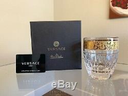 Versace Rosenthal Gala Prestige Whiskey Double Old Fashioned Glass
