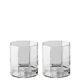 Versace by Rosenthal'Medusa Lumiere' Pair of Double Old Fashioned Glasses, New