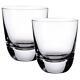 Villeroy & Boch American Bar Straight Double Old-Fashioned Glasses Set of 4