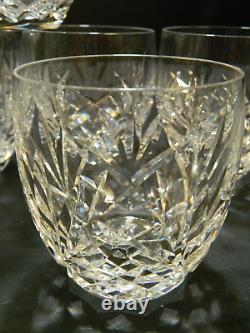 Vintage (8) Waterford Crystal Richmond Rounded Double Old Fashioned Glasses Exc