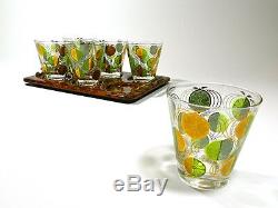 Vintage Cocktail Glasses Double Old Fashioned Tumbler Glass Set Of 6