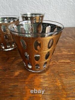 Vintage Culver Double Old Fashioned Glasses Culver, Ltd In The'pisa' Pattern