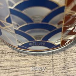 Vintage Culver Imari Double Old Fashioned/ Low Ball Glasses 22K Gold (6) MINT