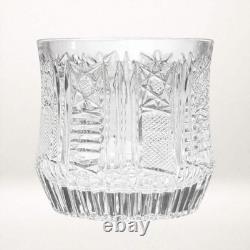 Vintage Cut Crystal Double Old Fashioned Glasses Set of 4 Excellent Conditio