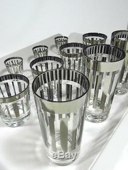Vintage Double Old Fashioned Tumbler Glasses Set Of 12