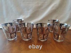 Vintage Georges BRIARD Scotch Bourbon Set of 6 Double Old Fashioned Glasses