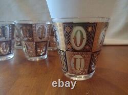 Vintage Georges BRIARD Scotch Bourbon Set of 6 Double Old Fashioned Glasses