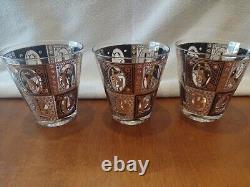 Vintage Georges BRIARD Scotch Bourbon Set of 6 Double Old Fashioned Glasses