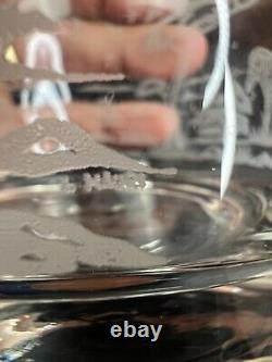 Vintage L Mauri African Safari Old Fashioned Glasses Set of 4
