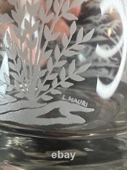 Vintage L Mauri African Safari Old Fashioned Glasses Set of 4
