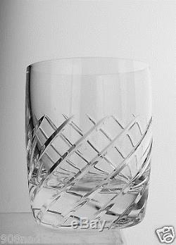 Vintage Lenox Double Old Fashioned Rocks Brandy Crystal Glass Set 5