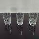 Vintage Lot Of 3 Waterford Lismore Tall Old Fashioned Crystal Tumbler 4.5'