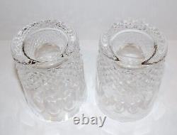 Vintage Pair Of Waterford Crystal Colleen 4 3/8 Double Old Fashioned Glasses