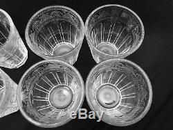 Vintage Ralph Lauren Crystal Emma Set of 8 Double Old Fashioned RARE