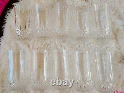 Vintage Set Of 28 Double Old Fashioned Glass CRISTAL D'ARQUES-DURAND Crystal