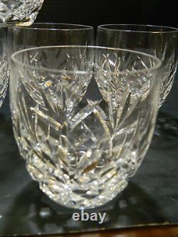 Vintage Set Of (8) Waterford Crystal Richmond Double Old Fashioned Glasses Excel