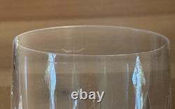 Vintage Waterford Crystal Kildare TWO 12 Oz Flat Tumblers Barrel Shape 4-1/2