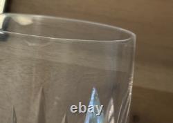 Vintage Waterford Crystal Kildare TWO 12 Oz Flat Tumblers Barrel Shape 4-1/2