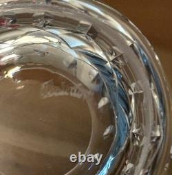 Vintage Waterford Crystal Kildare TWO 12 Oz Flat Tumblers Barrel Shape 4-1/2