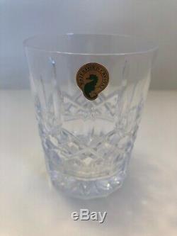 Vintage Waterford Crystal Lismore Double Old Fashioned Glass Authentic with mark