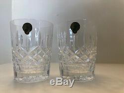 Vintage Waterford Crystal Lismore Double Old Fashioned Glass Authentic with mark