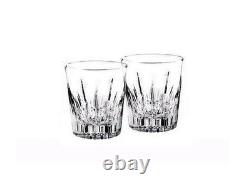 Vintage Waterford Crystal Southbridge Double Old Fashioned Glassed DOF Set of 2
