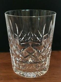 Vintage Waterford Lismore Crystal Double Old Fashioned Tumblers4.5''H 3.5''W