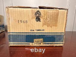 Vtg Set 6 WATERFORD CRYSTAL Lismore Double-Old Fashioned Original Box IRELAND
